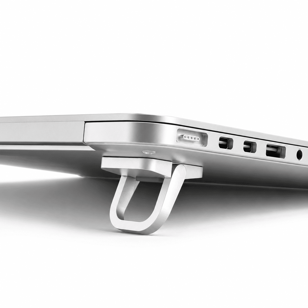 Universal Aluminum Folding Laptop Stand – Ergonomic Cooling Riser for Laptops